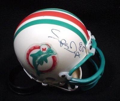 Mark Duper Autographed Mini Helmet Miami Dolphins JSA Certified - Autographed NFL Mini Helmets