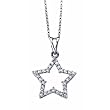 Petite Diamond Star Pendant Necklace
