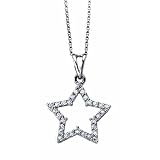 Petite Diamond Star Pendant Necklace