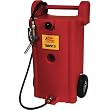 JohnDow Fuel Chief JDI-25GC-P 25-Gallon Poly Gas Caddy With 10-Inch Pneumatic Wheels & 10-Foot Hose