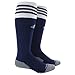adidas Unisex Copa Zone Cushion II Soccer Sock (1-Pair), New Navy/White, 9C-1Y