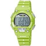 Timex Men's IRONMAN T5K434 Green Resin Quartz Watch with Grey Dial