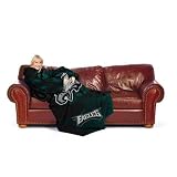 Philadelphia Eagles NFL Adult Elite Comfy Throw Blanket with Sleeves