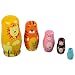 Two's Company Anti-Mates Nesting Animal Dolls Set, Set of 5