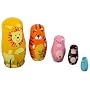 Two's Company Anti-Mates Nesting Animal Dolls Set, Set of 5