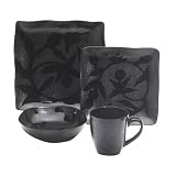 Noir Garden 16-pc. Dinnerware Set