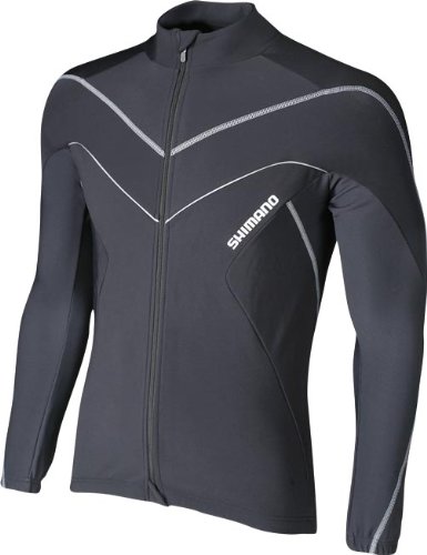 SHIMANO Herren PERFORMANCE Lombardia Langarmtrikot, Schwarz/Grau, XXXL, CW0M204305 Preisvergleich