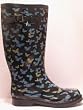 Ladies Wellies / Wellington Boots with Butterfly Print - FT400WELLY