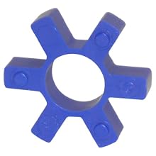 Lovejoy Jaw Coupling, L Type, Jaw Coupling Open Center Elastomer Spider, Urethane