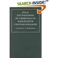 Legal Foundations of Tribunals in Nineteenth Century England (Cambridge Studies in English Legal History) by Chantal Stebbings
