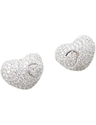 Women 14k Yellow Gold 3.7ctw diamond Stud earring 51 LE217 Size 8
