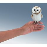 Folkmanis Mini Barn Owl Finger Puppet
