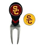 USC Golf Ball Mark Repair Tool and Ball Markers