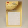 3M SJ5312 Bumpon Blister Pack, Clear 0.500" Wide x&hellip by 3M