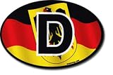 Germany - Wavy Oval Decals (Eagle)