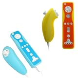 GTMax Silicone Case Cover Blue 2 Tone + Silicone Case Cover Orange 2 Tone f ....