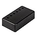 Musiclily 50mm Metal Humbucker Guitar Neck Pickup Covers for Electric Guitar, Black(Pack of 2)