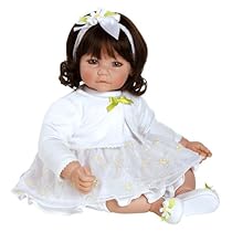 Big Sale Adora Baby Doll 20" White Daisies (Dark Brown Hair/Blue Eyes)