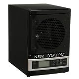 NEW 6 STAGE AIR PURIFIER HEPA IONIC UV FRESH CLEANS 3000 ft. w. remote BLACK