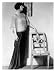 Chiffon Skirts - Dinner Gown with Black Skirt and Chiffon Blouse, 1922 Giclee Poster Print, 9x12