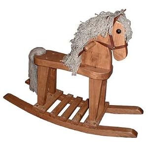 Zeke Wooden Rocking Horse for kids