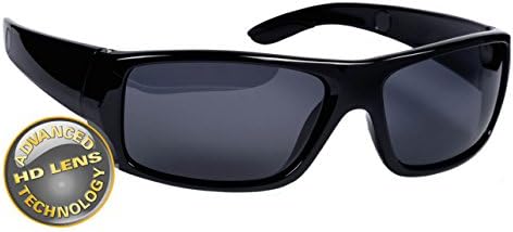 Utrax Clear View Vision UV protection Wraparound Driving Glasses Polarized Sunglasses.(Supreme HD Black )