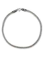 Sterling silver braided necklace, Dragon Art