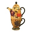 Tuscany Fruit Teapot for One Grapes Tea Pot