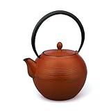 Gusseisen Teekanne Iruma 1,0 Liter kaminrot