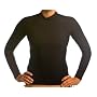 Beach Depot UPF 50+ Women's Long Sleeve Rash Guard Shirt - Black