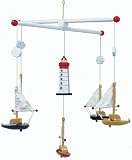 Baby Product - Mobile sailboat and lighthouse 7205