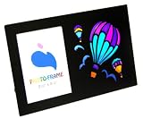 Small Black Hot Air Balloon Picture Frame - Holds a 2.5 x 3.5 Photo