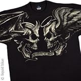 SKULLS T-Shirt - Good And Evil (Black), XL
