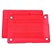 HDE MacBook Air 13 Case Solid Color Matte Plastic Slim Hard Shell Snap On Case with Keyboard Skin Fits Models A1369 / A1466 (Red)