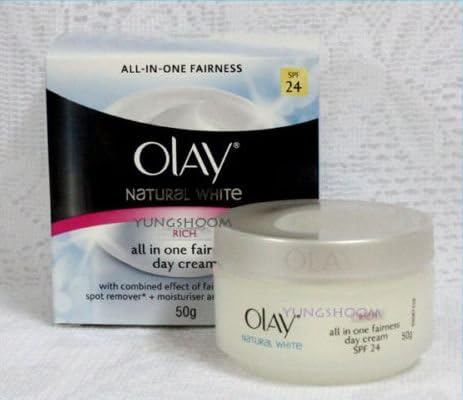 Olay Natural White RICH ALL IN ONE Fairness SPF 24 Cream 50 g.