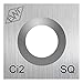 Authentic Easy Wood Tools Ci2-SQ Square Carbide Replacement Cutter for Easy Start, Mini and Mid Midi Roughers Lathe Woodturning Tools Ci2-SQ