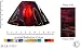 Jezebel Radiance® Small Lily Purple Violet Plum Glass Pendant/Ceiling Fan Light Replacement Glass Shade, 1 5/8 hole