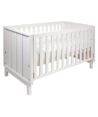 King Parrot Byron 3 in 1 Cotbed - White
