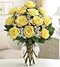 Rose Elegance Premium Long Stem Yellow Roses - One Dozen Yellow Roses