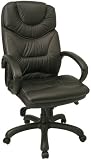 Comfort High Back Black Leather Executive Swivel Chair