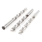 uxcell ツイストドリルビット　HSS製ビット　8.1mm直径 117mm長さ 3本入