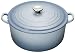 Le Creuset 28 cm Cast Iron Round Casserole, Coastal Blue