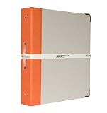 Russell+Hazel Signature Binder-Mandarin, 12 Inch x 10 3/4 Inch