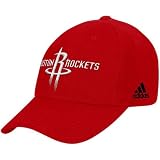 adidas Houston Rockets Red Basic Logo Adjustable Wool Hat