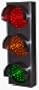 SIGNALTECH LED Triple Light Indicator-Direct-View,21" H x 7" W x 2 1/2" D