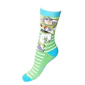 Disney Toy Story 3 Buzz Lightyear Boys Slipper Sox New