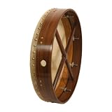 Bodhran, 18, Inside Tunable, Rosewood, Double Skin