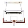 First Team SuperMount 80 Victory Wall-Mounted Basketball Hoop with 72 Inch Glass Backboard