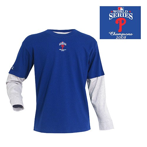 Buy Philadelphia Phillies Youth 2008 World Series Champions Danger T-shirt by Antigua by Antigua