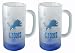 Detroit Lions Frosted Mug (16-Ounce, Set of 2)